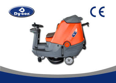 Two Brushes Ride On Floor Scrubber Dryer Semi Automatic High Performance